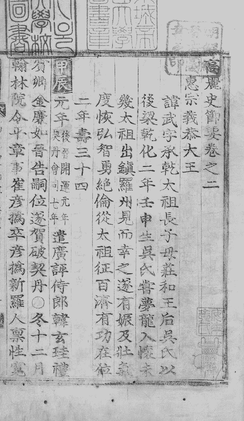 高麗史節要》 (圖書館) - 中國哲學書電子化計劃